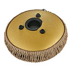 Meinl Sonic Energy Gold Medium Octave Steel Tongue Drum 10" - C Major, 8 Notes, 432 Hz