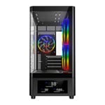 Powercool Gravity Tempered Glass Black MicroATX Tower Gaming Case