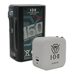 IDX DUO-C150P V-Mount Battery With Free UC-PD1SU USB-C Charger