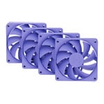 HYTE FA12 120mm PWM Fan 4 Pack Taro Milk