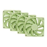 HYTE FA12 120mm PWM Fan 4 Pack Matcha Milk