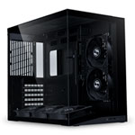 Open Box Lian Li O11 Dynamic Mini V2 Flow Black Dual Chamber Compact Mid Tower PC Gaming Case