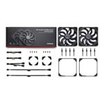 Noctua NF-A14x25 G2 PWM Sx2-PP chromax.black 140mm Dual Fans Pack