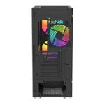 Montech X2 Plus Black Tempered Glass Compact Mid Tower PC Case inc 3 ARGB Fans