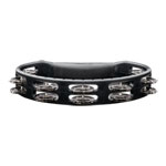Meinl Percussion Headliner Series Molded ABS Dual-Row Tambourine Black