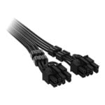 CORSAIR Elite Premium Black 12V-2x6 to 6+2-pin Power Supply Cable