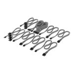 CORSAIR Elite Premium Type-5 Black / White Power Supply Cable Pro Kit