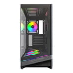 Montech SKY 3 RGB Black Mid Tower Tempered Glass PC Case