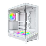 Montech SKY 3 RGB White Mid Tower Tempered Glass PC Case