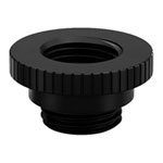 EK-Quantum Torque Surface Port Adapter - Satin Black