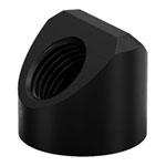 EK-Quantum Torque Static FF 45° Adapter - Satin Black