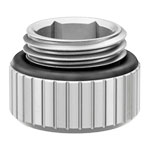 EK-Quantum Torque Micro Plug - Satin Titanium