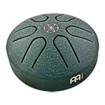 Meinl Sonic Energy 3" Pocket Steel Tongue Drum, A Major, 6 notes, 440 Hz, Dark Green, Germ of Life