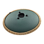 Meinl Sonic Energy 16" Octave Steel Tongue Drum, F Major, 9 Notes, 432 Hz, Dark Green
