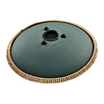 Meinl Sonic Energy 16" Octave Steel Tongue Drum, F# Minor, 9 Notes, 432 Hz, Dark Green