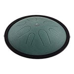 Meinl Sonic Energy 10" Compact Steel Tongue Drum B Minor, 8 Notes, 432 Hz, Dark Green