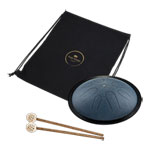 Meinl Sonic Energy 10" Compact Steel Tongue Drum, C Minor, 8 Notes, 432 Hz, Navy Blue
