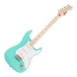 Squier Sonic Stratocaster HT, Maple Fingerboard, White Pickguard, Sea Foam Green
