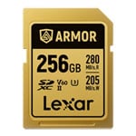 Lexar Armor Gold Stainless Steel SDXC Card 256GB