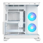 Fractal Pop 2 Vision White RGB Dual Chamber Mid Tower Tempered Glass PC Case