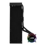 Refurbished Lian Li Hydroshift II LCD-C 360N Black All-in-One Fanless CPU Cooler with LCD