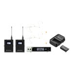 Sennheiser EW-DX EM (S1-10) Receiver, EW-DX SK Transmitters,  Proel Mini Headset, charge kit  Bundle