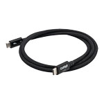 CalDigit 0.5 Metre Thunderbolt 5 Pro Cable (120Gbps 240W PD) Black USB-C to USB-C Cable