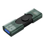 Kingston DataTraveler Duo 128GB Dual Interface Sliding Cap USB Flash Drive