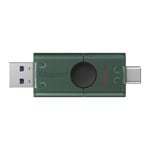 Kingston DataTraveler Duo 128GB Dual Interface Sliding Cap USB Flash Drive