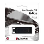Kingston DataTraveler 70 64GB USB-C 3.2 Gen 1 Flash Drive