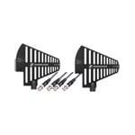 Sennheiser ADP UHF Antenna Passive x2 + Cables