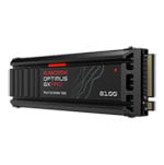 SANDISK OPTIMUS GX PRO 8100 8TB M.2 (2280) PCIe Gen 5 NVMe 2.0 SSD / Solid State Drive with Heatsink