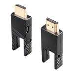 Lindy 10m Fibre Optic Hybrid Micro-HDMI to Micro-HDMI 18G Cable with HDMI & DVI Connectors