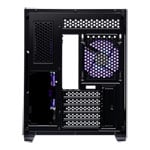 Cooler Master Elite 481 Wood Black Dual Chamber RGB MicroATX Tower Tempered Glass PC Case