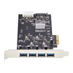Startech 4x USB 3.2 Gen1 Type-A PCI Expansion Card