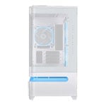 ASUS Prime AP202 ARGB Tempered Glass MicroATX Tower PC Case White