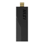 MSI BE6500 Wi-Fi 7 Tri Band USB 3.2 Gen1 Adapter with Stand