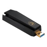 MSI AXE5400 WIFI 6E Tri-Band USB 3.2 Gen1 Adapter with Stand