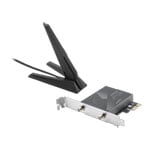 MSI HERALD BE9400 Wi-Fi 7 Tri-Band PCIe x1 Expansion Card with High-Gain Antenna