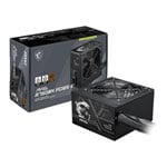 MSI MAG A750BN PCIE5 II 750W Wired 80+ Bronze ATX 3.1 Black Power Supply