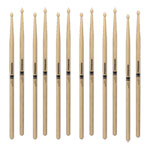 6 x Pairs ProMark Rebound 5A Hickory Drumstick, Acorn Wood Tip