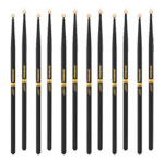 6 x Pairs ProMark - Rebound 5A ActiveGrip Hickory Drumstick, Acorn Wood Tip