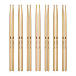 6 x Pairs - Meinl Hybrid 7A American Hickory Drumsticks SB105