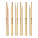6 x Pairs - Meinl Standard Long 5A American Hickory Drumsticks - SB103