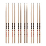 6 x Pairs Vic Firth American Classic 5A Nylon Tip Drumsticks