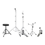 PDP Center Stage 20" 5 Pc Drum Kit w/ Hardware and Cymbals - Iridescent Black Sparkle