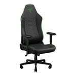 Iskur V2 X NewGen Black / Green EPU Leather Adjustable Gaming Chair
