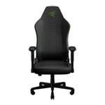 Iskur V2 X NewGen Black / Green EPU Leather Adjustable Gaming Chair