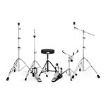 PDP Mainstage 5 Pc Drum Kit Complete w/ Hardware Pack and Paiste Cymbals - Twisted Graphite
