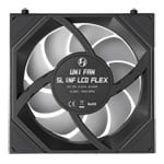 Lian Li Uni Fan SL-INF LCD Flex 120mm Black ARGB PWM Fan